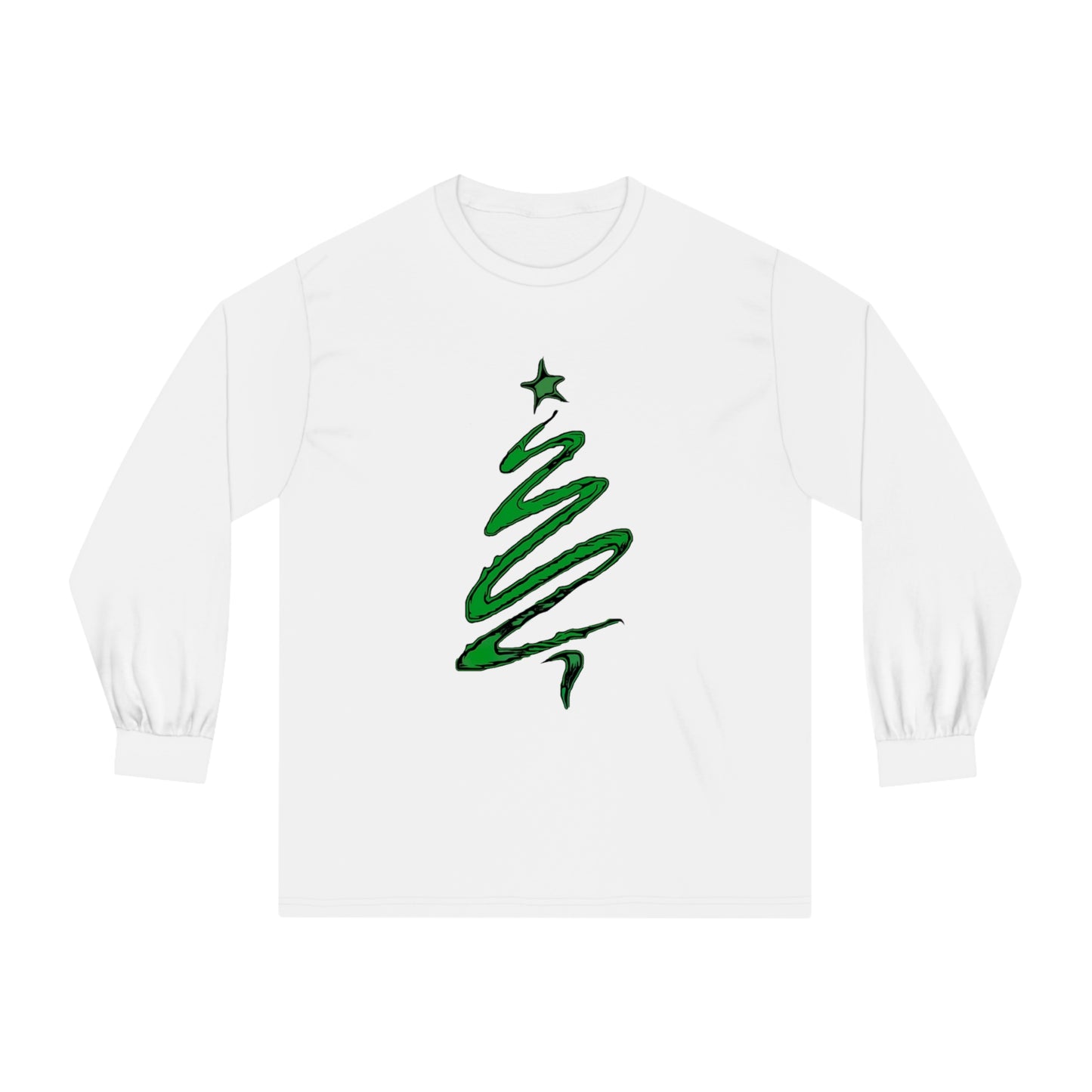 Long Sleeve Christmas Jumper Style T-Shirt - Unisex