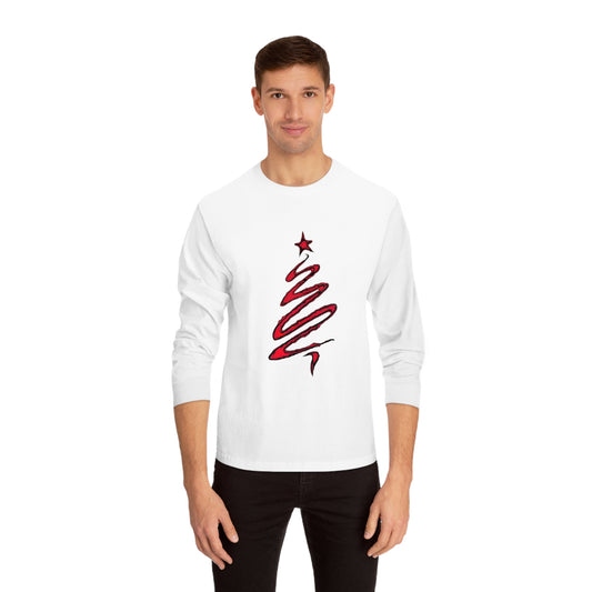 Long Sleeve Christmas Jumper Style T-Shirt - Unisex