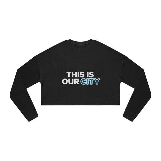 Manchester City Women Cropped Top Sweatshirt