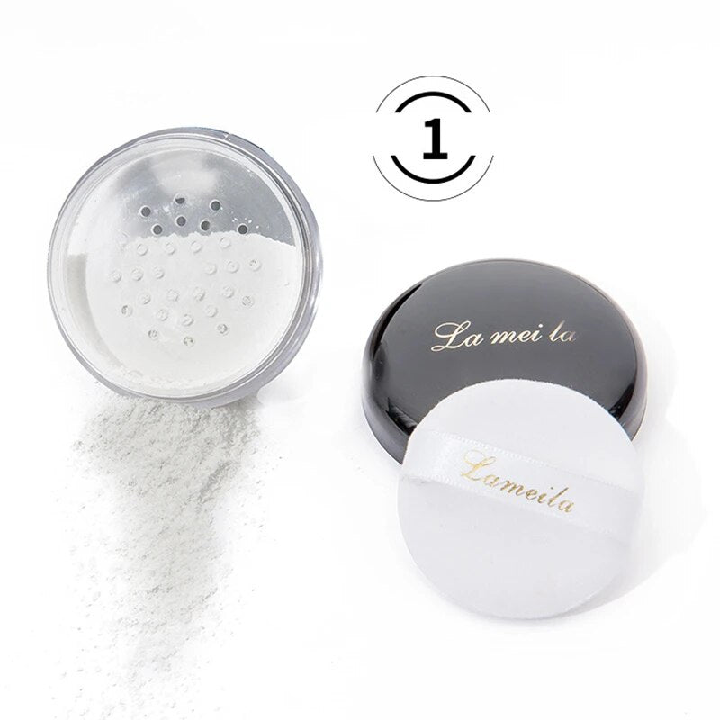 Brand New Long-lasting Loose Powder Makeup Translucent Groom Oil-control Natural Ingredient Setting Powder Brighten Waterproof