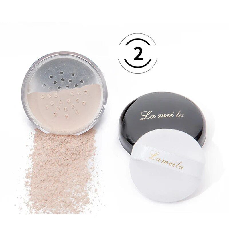 Brand New Long-lasting Loose Powder Makeup Translucent Groom Oil-control Natural Ingredient Setting Powder Brighten Waterproof