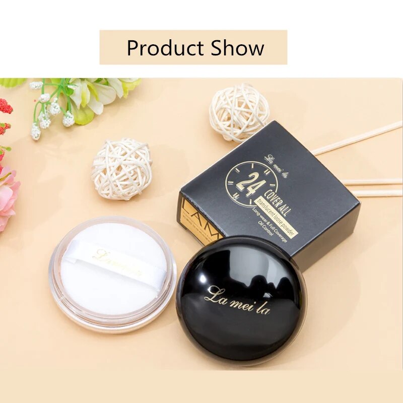 Brand New Long-lasting Loose Powder Makeup Translucent Groom Oil-control Natural Ingredient Setting Powder Brighten Waterproof