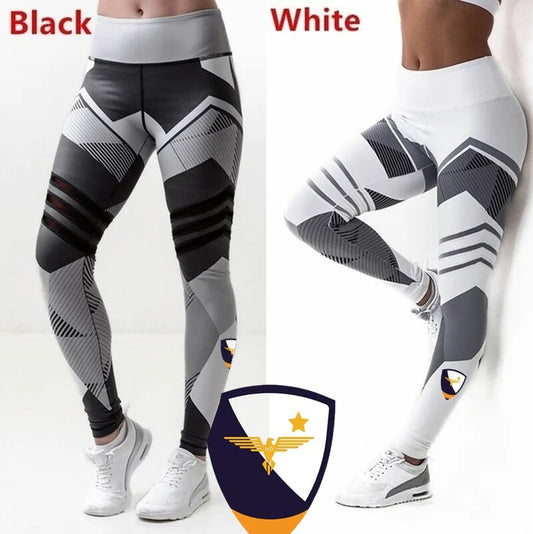 Women Leggings Pants Skinny Seam Trousers High Waist Hip Lifter Printed Color Sports Fitness Gym Pants Stretchy Leggings