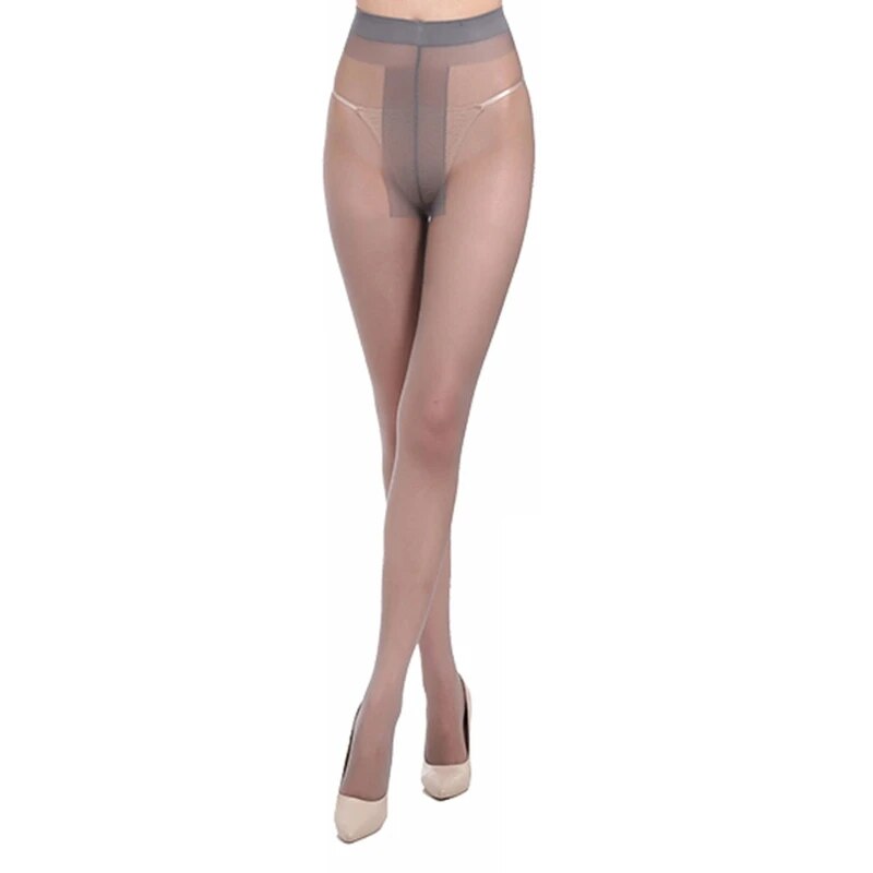 Women Summer Ultra-Thin Control Top Panthose Sexy Transparent Tummy Slimming Shaping Sheer Tights Seamless Stretch Leggings N0HE